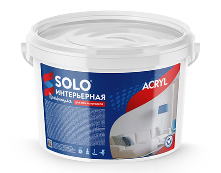 Краска интерьерная протирающаяся белая матовая