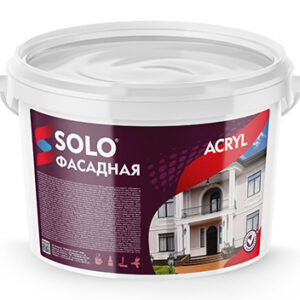 Краска фасадная белая матовая