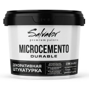 Декоративная штукатурка на основе белого цемента MICROCEMENTO DURABLE